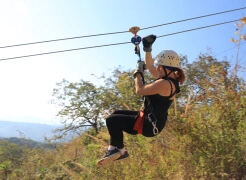 Zip lining image 1