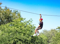 Zip lining image 2